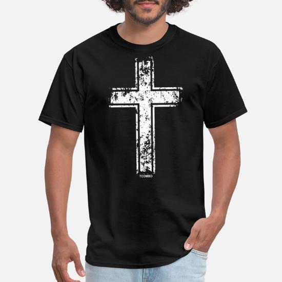 mens shirts with cross designs